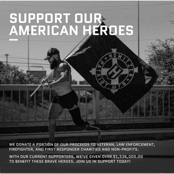 Howitzer Style Men's T-Shirt CHRIS KYLE SPIRIT WARRIOR Military Grunt MFG - Picture 7 of 10